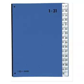 PAGNA íróasztal-rendszerező 32 rekesz - A4 - karton - kék - álló - 340 mm - 40 mm