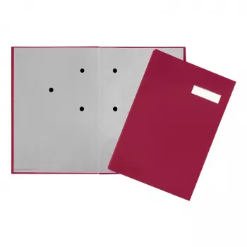 PAGNA Signature mappa 20 rekeszes - A4 - karton - piros - fehér - álló - 240 mm - 25 mm