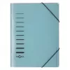 Pagna Expanding File Folder 6 Compartments Blue