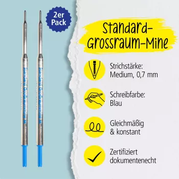 ONLINE 2 golyóstoll-betét M kék