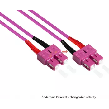 Good Connections optikai szálas patch kábel duplex OM4 (multimódusú 50/125) SC/ST - 7,5 m