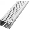 LICATEC Terminal F 2000 huzalcsatorna 100x80 mm világosszürke RAL 7035 halogénmentes 7384-1