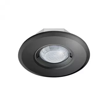 ESYLUX PD-FLAT 360i/8 RB mennyezetbe simuló mozgásérzékelő, fekete, 360°, 8 m hatótávolság