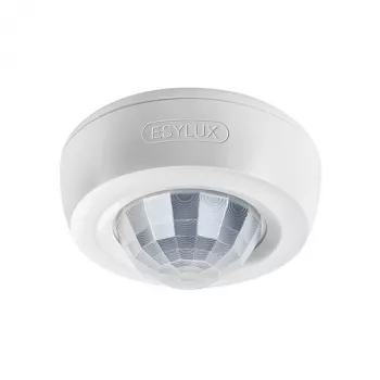 ESYLUX mennyezeti jelenlétérzékelő 360° felszíni szerelés 24m nullátmenet kapcsolás PD 360/24