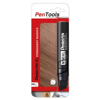 Pentel N50XL állandó marker vésőheggyel fekete vonalvastagság 17,0 mm robusztus