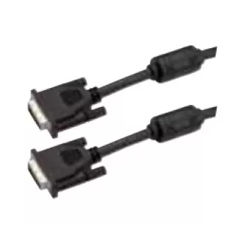 Bachmann DVI-D Single Link kábel - DVI-D (18+1 pólusú) dugó DVI-D (18+1 pólusú) dugóra - 5 m - fekete