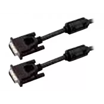 Bachmann DVI-D Single Link kábel - DVI-D (18+1 pólusú) dugó DVI-D (18+1 pólusú) dugóra - 5 m - fekete