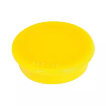 FRANKEN whiteboard mágnes, 13 mm, sárga, tartóerő 100 g, 10 darabos csomag