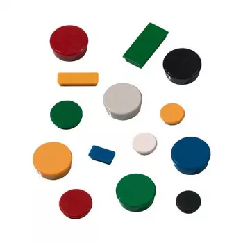 FRANKEN whiteboard mágnes, 13 mm, sárga, tartóerő 100 g, 10 darabos csomag