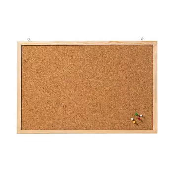 FRANKEN CC-KT6080E kifüggesztő tábla, 60x80 cm, természetes fa kerettel