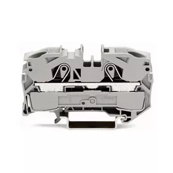 WAGO 2016-1201 átmenő sorkapocs, 16 mm², 800 V, szürke, Push-in CAGE CLAMP