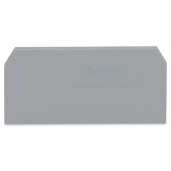 WAGO 280-308 vég- és köztes lap - szürke - 2,5 mm² - 52,5 mm x 28 mm - 2,41 g
