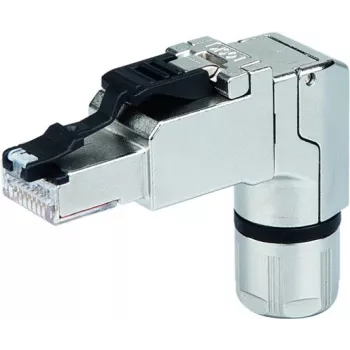 Telegärtner J00026A4114 RJ45 Cat6A nemesacél árnyékolt helyszínen szerelhető dugó T568A