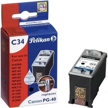 Pelikan újragyártott tintapatron Canon PG-40-hez (fekete, High Yield)
