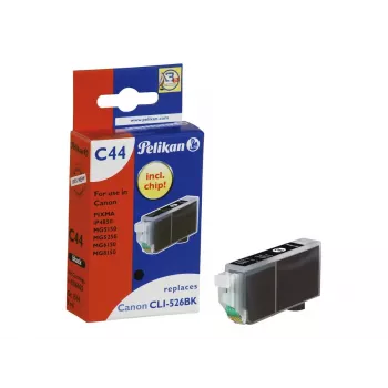 Pelikan kompatibilis tintapatron Canon CLI-526BK fekete 9ml normál kapacitás