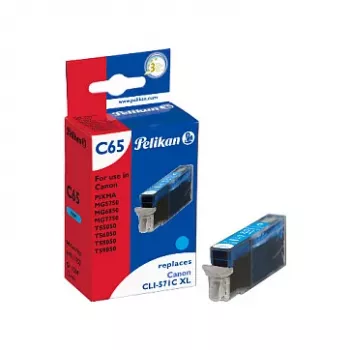 Pelikan kompatibilis tintapatron Canon CLI-571C XL cián nagy kapacitás 11 ml