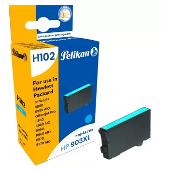 Pelikan kompatibilis tintapatron HP 903XL (T6M03AE), cián