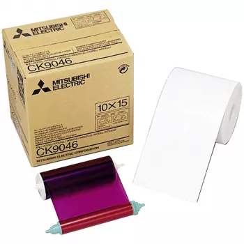 Mitsubishi Electric CK 9046 10 x 15 cm 600 nyomat dye-szublimációs papír és szalag készlet