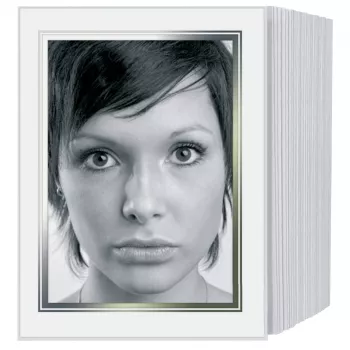 DAIBER 1x125 paszpartu 13x18 cm fehér kép-paszpartu 9x13 fotókhoz
