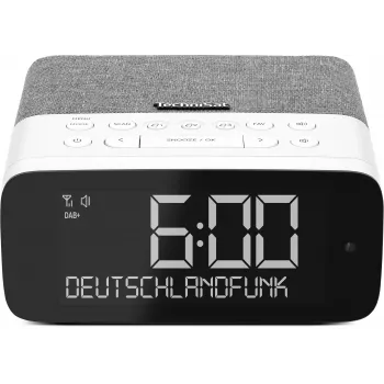 TechniSat DigitRadio 52 ASA DAB+/UKW Bluetooth rádió szürke/fehér