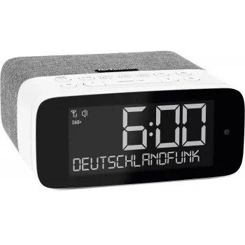 TechniSat DigitRadio 52 ASA DAB+/UKW Bluetooth rádió szürke/fehér