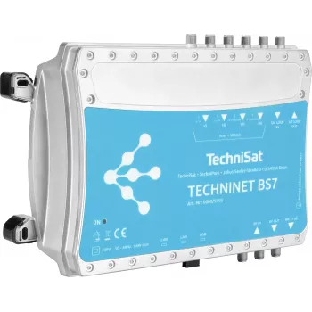 TechniSat TechniNet BS7 digitális 16-szoros kompakt fejállomás DVB-S(2) / DVB-C (0000/5995)