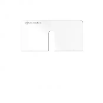 Kindermann Konnect Design Click kábelkivezető keret pure white RAL 9010 2 portos keystone