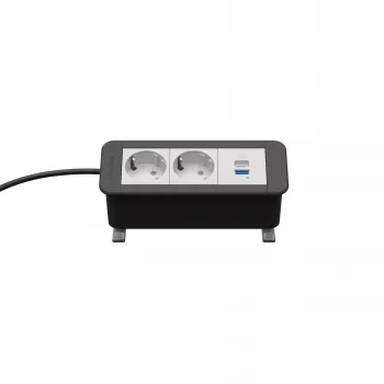 Kindermann CP Office Desk 3 foglalatos 2x aljzat 1x USB PD (7550000132)