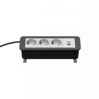 Kindermann CP Office Desk 4 foglalatos 3x aljzat 1x USB PD