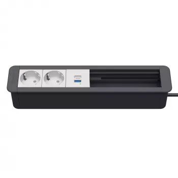 Kindermann CP Office Frame 6 foglalatos 2x aljzat 1x USB PD (7551000332)