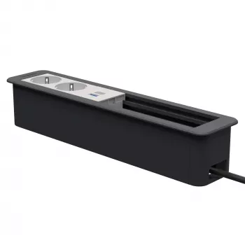 Kindermann CP Office Frame 6 foglalatos 2x aljzat 1x USB PD (7551000332)