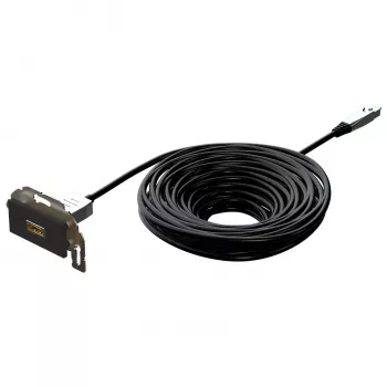 Kindermann Konnect Design HDMI AOC 15 m antracit - kábel - digitális/display/videó - üvegszál