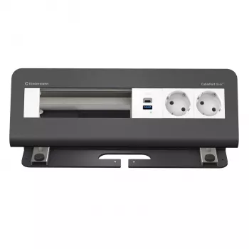 Kindermann CablePort desk² 6 foglalatos 2x aljzat USB asztali szorítómodul