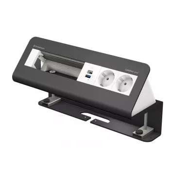 Kindermann CablePort desk² 6 foglalatos 2x aljzat USB asztali szorítómodul