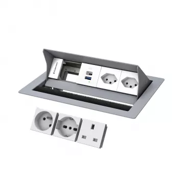 Kindermann CP Standard² 4 foglalatos 2x Schuko/USB INT 7492IN1172