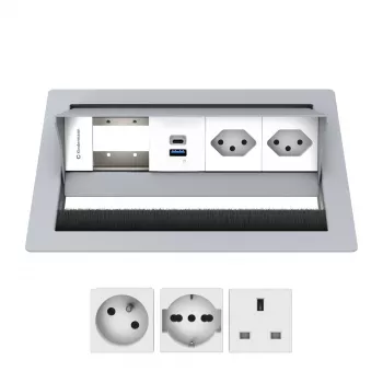 Kindermann CP Standard² 4 foglalatos 2x Schuko/USB INT 7492IN1172