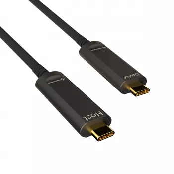 Kindermann USB 3.2 Gen 2 aktív optikai kábel USB-C–USB-C 30m (WLZ-5089 30m)