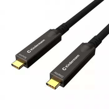 Kindermann USB-C AOC Full Feature kábel 12m St/St