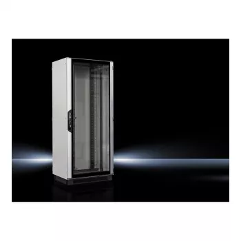 Rittal VX IT Network Cabinet, 24U 19 inch, Silver RAL 7035/RAL 9005