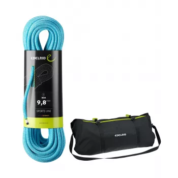 EDELRID Boa kötél 9,8 mm 50 m kötéltáskával