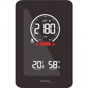 TECHNO LINE WL1030 időjárás-állomás levegőminőség-mérő CO2 hőmérséklet páratartalom