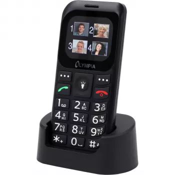 OLYMPIA Bella Plus manuális írógép - hordozható QWERTY írógép beépített hordtáskával, fekete