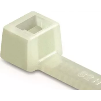 HellermannTyton T80I-PA66-NA-C1 átlátszó kábelkötöző, 300 x 4,7 mm, 100 darab