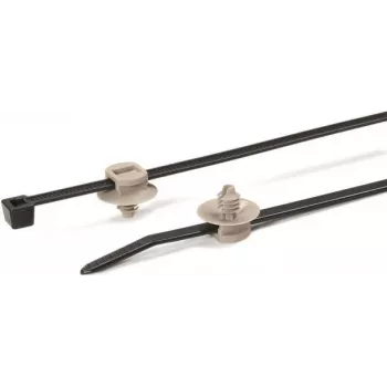HellermannTyton T50RFT5-PA66HS/PA66 BK/GY 500 kábelkötegelő (150-55941)