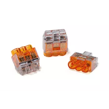 HellermannTyton HCPM-3 dugaszolható vezetékcsatlakozó 3 pólusú átlátszó 1-2,5 mm² rugalmas 0,5-2,5 mm² merev