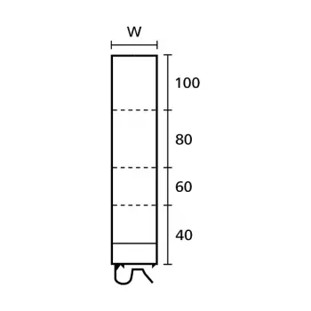 HellermannTyton 181-10020 kábelkötegelő-tartó - fekete - ABS - 14 mm
