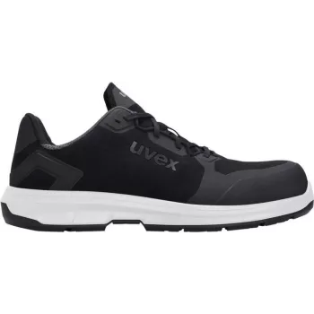 UVEX 6596/2 S3 félcipő 44-es méret PUR talp W11 fekete/limetta