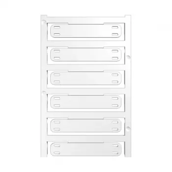 Weidmüller SFX 11/60 MC NE WS vezetőjelölő, 60 x 11 mm, PA66, fehér, 60 darab