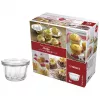 WECK kerek peremes üveg muffin 165ml 6 darabos készlet