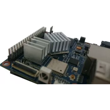 ALLNET alumínium hűtőborda-készlet 2 darab hővezető ragasztóval univerzális Raspberry Pi FriendlyElec-hez